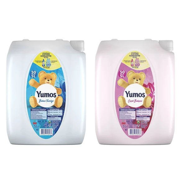 Yumoş Çamaşır Yumuşatıcısı 5 lt Bahar ve Çiçek Bahçesi 2 li ürün görseli 1