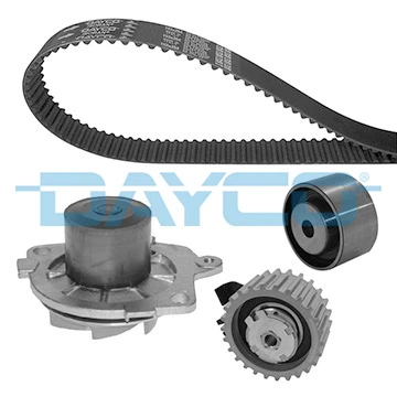 DAYCO KTBWP4530 TRIGER SETİ SU POMPASI ALFA ROMEO 156 00>05 166 02>07 2.4 JTD FIAT STRADA 03> MAREA 99> 1.9 JTD 2.4 JTD JEEP RENEGADE 14> 2.0 CRD SAAB 9-3 1.9D 71771591 ürün görseli 1