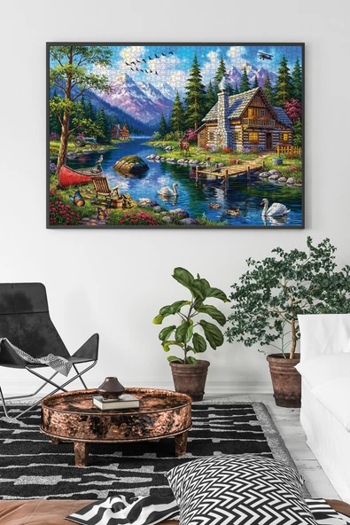 Anatolian 3000 Parça Yapboz Puzzle - Dereboyu 4937 - Resim 3