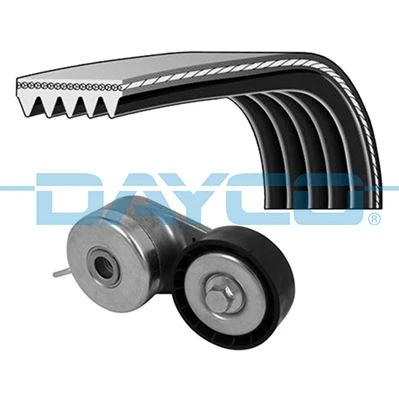 DAYCO KPV385 KANALLI V KAYIŞ SETİ FIAT 500L-500X-EGEA-BRAVO II-FIORINO-LİNEA ALFA ROMEO GIULIETTA-MITO JEEP RENE GADE 14> 1.4 1.4T 5PK 1150 55193795 55232450 55249822 ürün görseli 1