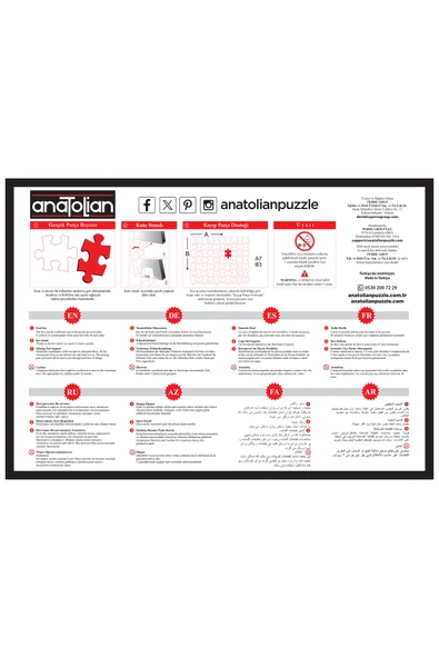 Anatolian 700 Parça xl Yapboz Puzzle - Yeni Yıl Gecesi 2708 - Resim 6