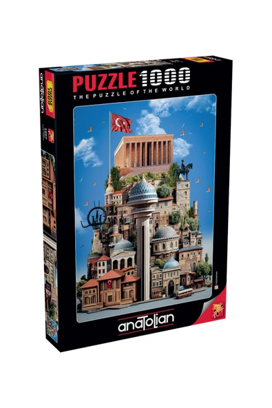 Anatolian 1000 Parça Yapboz Puzzle - Ankara 1207 ürün görseli