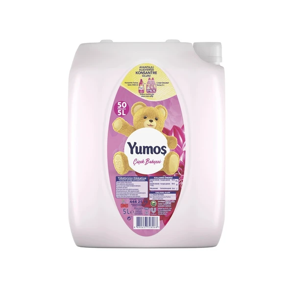 Yumoş Çamaşır Yumuşatıcısı 5 lt Bahar ve Çiçek Bahçesi 2 li - Resim 2
