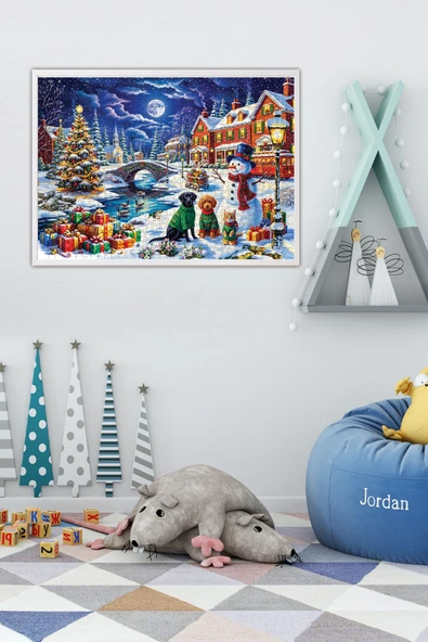 Anatolian 700 Parça xl Yapboz Puzzle - Yeni Yıl Gecesi 2708 - Resim 3