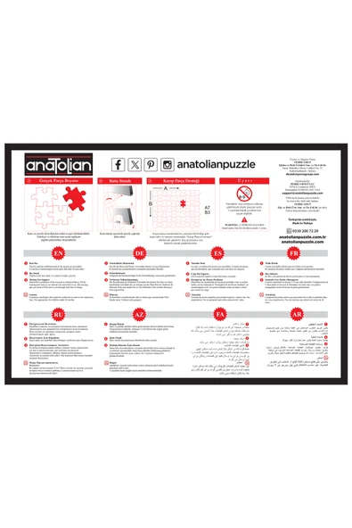 Anatolian 1000 Parça Yapboz Puzzle - Sihirbaz 1198 - Resim 6