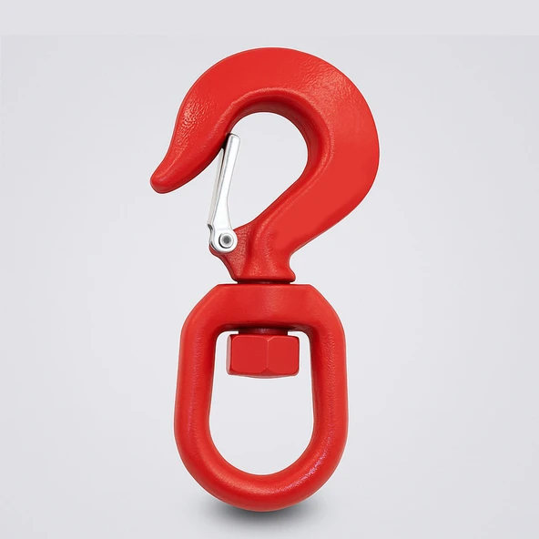 Fırdöndü Kuşgöz 3 Tonluk Çelik Dönel Kanca Vinç Halat Taşıma Bağlantı Ekipmanı Dayanıklı Model ürün görseli