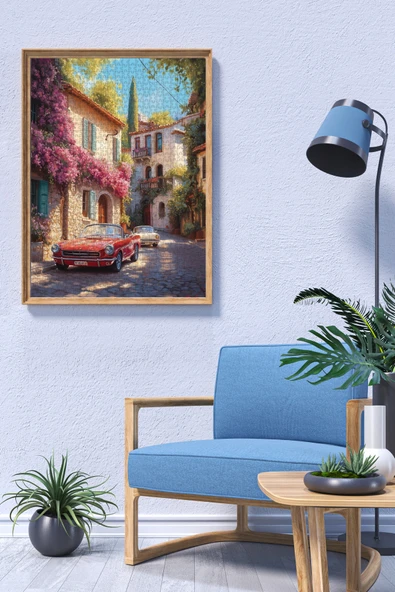 Anatolian 1000 Parça Yapboz Puzzle - Begonvil Sokak 1202 - Resim 3