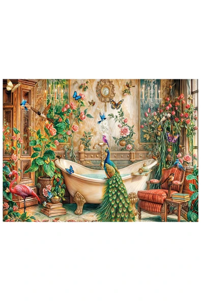 Anatolian 1000 Parça Yapboz Puzzle - Tavuskuşu 1210 - Resim 2