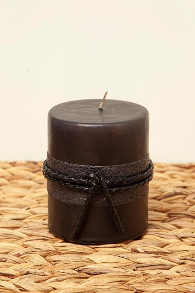 Siyah Derili Mum 8*10cm