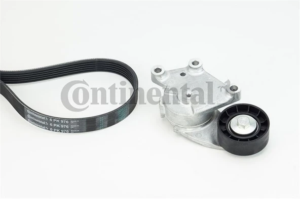 CONTI 6PK976K1 ALTERNATÖR GERGİ KİTİ 6PK975 P207-P308-P3008-P5008-PARTNER-BERLINGO-C3-C4-C5-DS3-DS4 1.4-1.6 HDI 16112778-1611277880-1611277580 ürün görseli 1
