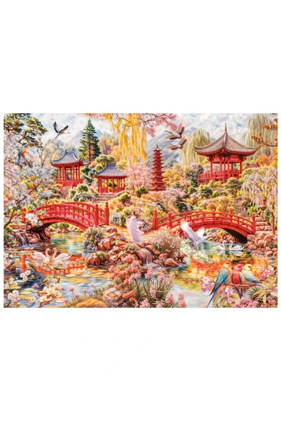 Anatolian 3000 Parça Yapboz Puzzle - Japon Bahçesi 4938 - Resim 2