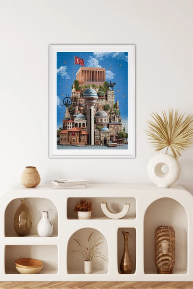 Anatolian 1000 Parça Yapboz Puzzle - Ankara 1207 - Resim 3