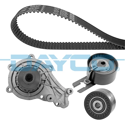 DAYCO KTBWP9140 DEVİRDAİMLİ TRİGER SETİ 137x254 P206-P207-P307-P308-P407-P3008-EXPERT-PARTNER-BERLINGO-JUMPY- C2-C3 -C4-C5-XSARA-FOCUS II-FIESTA V-VI VOLVO S40-C30-V50-FIAT SCUDO EURO4 1.6 HDI-TDCİ 16 ürün görseli 1