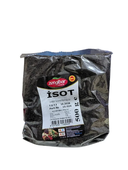 ZENGİBAR İSOT BİBER 500 GR ürün görseli 1