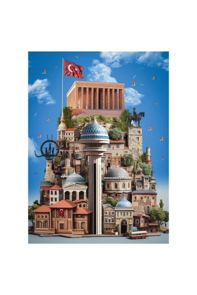 Anatolian 1000 Parça Yapboz Puzzle - Ankara 1207 - Resim 2