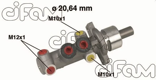 CIFAM 202319 FREN ANA MERKEZİ RENAULT CLIO II 98> CLIO SYMBOL 00> SYMBOL II 08> 20.64 mm 7701205740