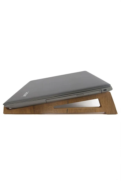 Ahşap Laptop Tutucu Notebook Standı Macbook Yükseltici 13" 14" 15" 16" 17" - 6