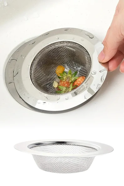 Mini Tel Süzgeç Paslanmaz Çelik Saplı Küçük Boy Pratik Süzgeç Mutfakta Çay Un Kakao Eleme ve Küçük Ölçekli Süzme İşlemleri İçin Uygun Dayanıklı Mini Elek ürün görseli