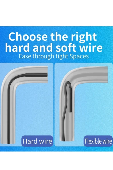 Endoskop Yılan Video Kamera İos Uyumlu Led’li 5 Metre 7 Mm Sert Kablo 2mp Full Hd - 3