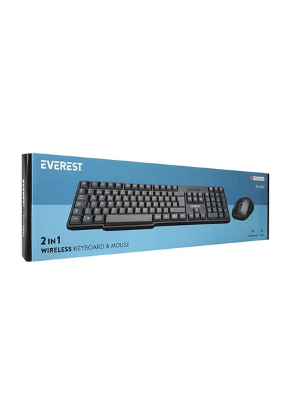 Everest KM-6852 Kablosuz Klavye Mouse Seti - TEŞHİR - Resim 6