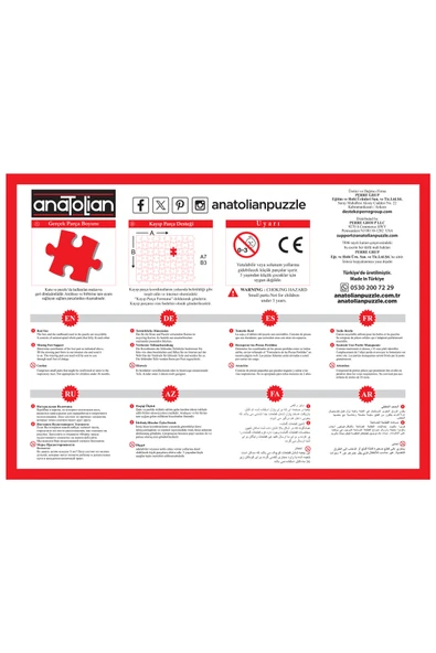 Anatolian 260 Parça xl Yapboz Puzzle - Tatil Kaçamağı 3355 - Resim 6