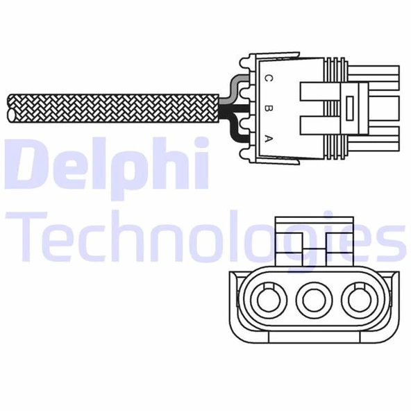 DELPHI ES10990-12B1 OKSİJEN SENSÖRÜ RENAULT R19-MEGANE I-CLIO I-LAGUNA I 1.4 1.6 1.8 7700746375-7700854148-7700854506 ürün görseli