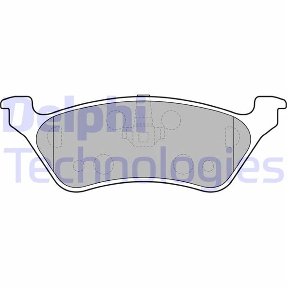 DELPHI LP1694 FREN BALATASI ARKA CHRYSLER GRAND VOYAGER. TOWN AND COUNTRY. VOYAGER / DODGE CARAVAN. GRAND CARAVAN ürün görseli 1