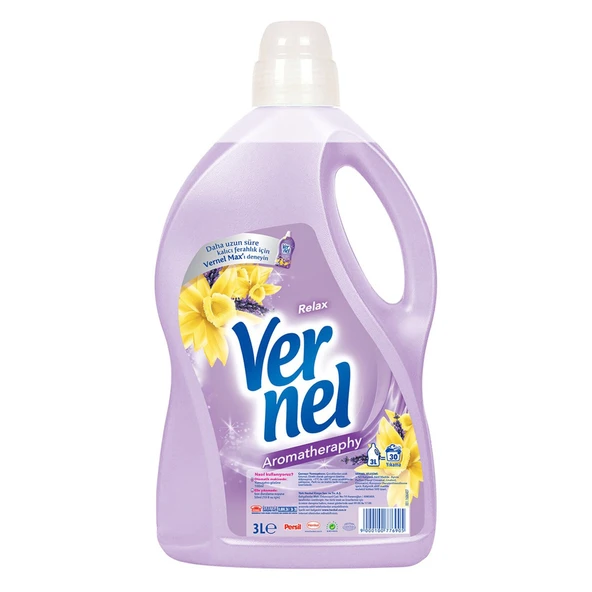 Vernel Çamaşır Yumuşatıcı 3 Lt Relax ve Gülün Büyüsü 2 li - 3