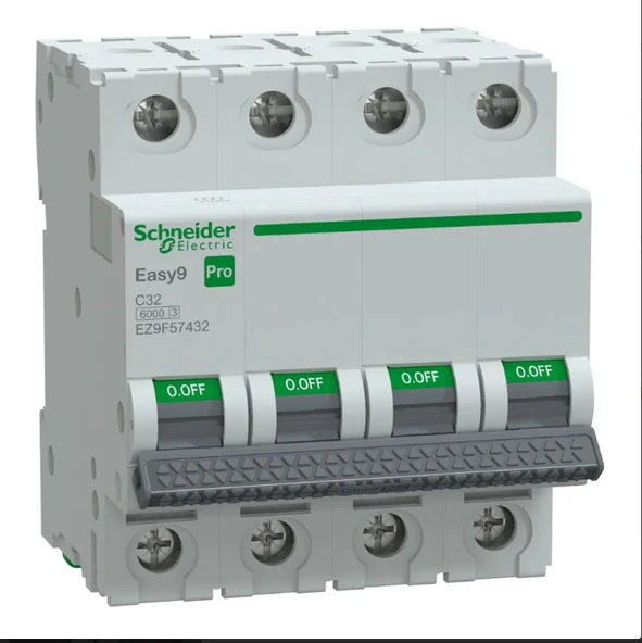 Schneider Pro 4 Faz 32A 6 KA C Tipi Sigorta EZ9F57432 ürün görseli 1