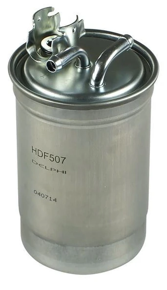 DELPHI HDF507 YAKIT FİLTRESİ CADDY-GOLF-JETTA-PASSAT-POLO-TRANSPORTER LT35-VENTO-CORDOBA-IBIZA-TOLEDO 1H0127401C-1H0127401G-191127401A ürün görseli 1