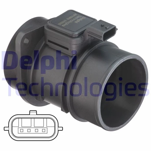DELPHI AF10653-12B1 HAVA AKIS METRE RENAULT KANGOO III 08> TRAFIC II 06> DACIA DUSTER 10> SANDERO 08> NISSAN QASHQAI I 1 0>13 MERCEDES CITAN OM607 W415 1.5dCi K9K 2.0dCi M9R 8200651315-2268000QAD-A607 ürün görseli 1