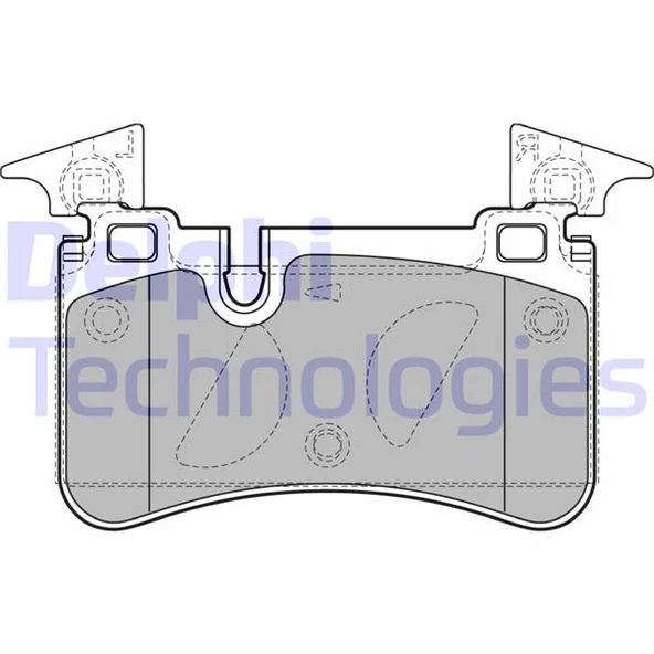 DELPHI LP2151 FREN BALATASI ARKA MERCEDES AMG W204 S204 C204 C219 W211 W212 S212 R230 A0044208520 ürün görseli 1