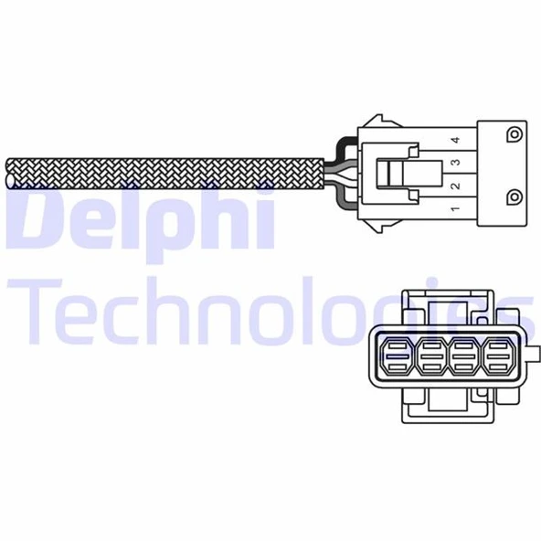 DELPHI ES10795-12B1 OKSİJEN SENSÖRÜ ÜST-ÖN PARTNER-BERLINGO-P206-P208-P301-P306-P307-P308-P406-O407-P607-C-ELYSEE- C3- C4-C5-XSARA 1.4 TU3 1.6 TU5 2.0 EW10 2.2 EURO5 1628.HQ-1628.CW-1628.HR-96229974 ürün görseli 1