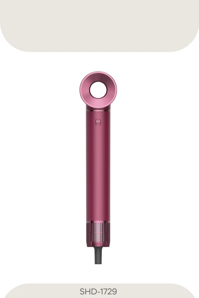 Pro Compact Uzun Multi-styler Hava Üfleme 5in1 Saç Şekillendirici Bldc Shd-1729 Royal Gilded Red - 7