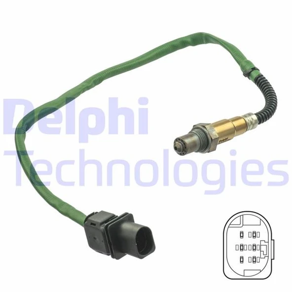 DELPHI ES21131-12B1 OKSIJEN SENSORU KAT. ONCESI MERCEDES W169 W246 W176 C117 W203 W204 W211 W212 W221 C197 R172 B906 A0045427318 ürün görseli 1