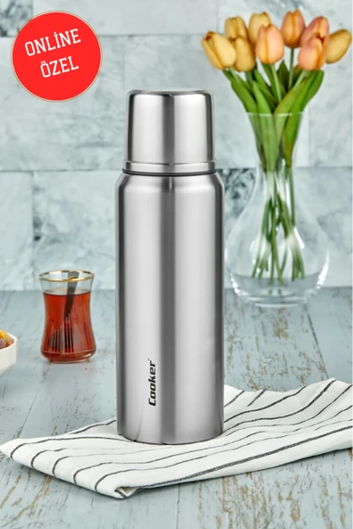 Cooker CKR2080 1 Litre Çift Katlı Çelik Termos - 4