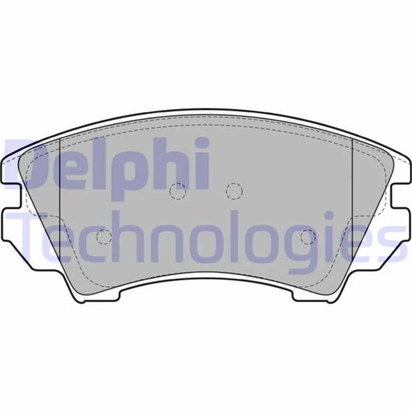 DELPHI LP2081 ÖN BALATA OPEL ASTRA J 12 >14 > INSIGNIA 08 >11 > ZAFIRA 11 > SAAB 9.5 10 >17 JANT GDB1783 1605434-95520061-1605317-1680880480 ürün görseli 1
