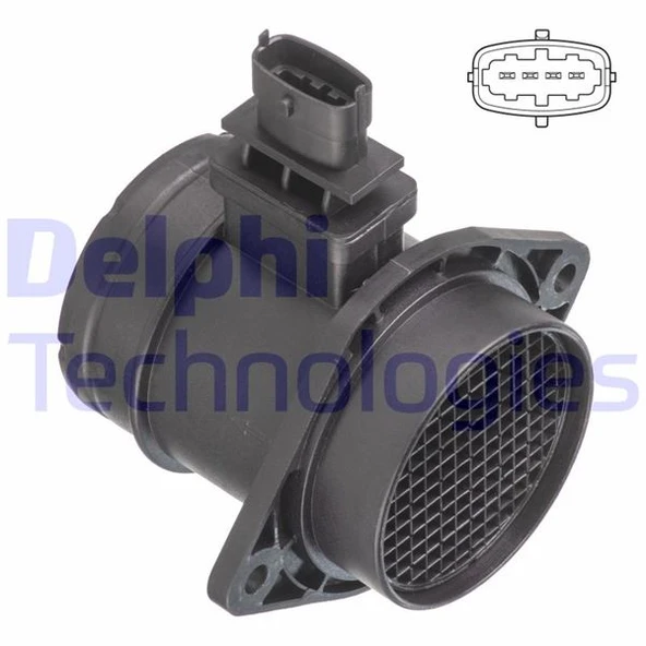 DELPHI AF10632-12B1 HAVA KÜTLE ÖLÇER DEBİMETRE FIORINO 1.3 DMTJ 08 > 51792707-71795148 ürün görseli 1