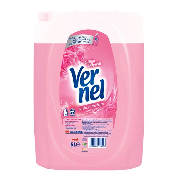 Vernel Çamaşır Yumuşatıcı 5 Lt Relax ve Gülün Büyüsü 2 li - 2