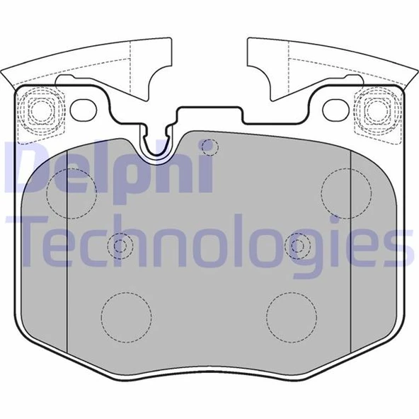 DELPHI LP3235 FREN BALATASI ON BMW G30 G38 G32 G20 G01 G02 G05 G06 G07 G29 G11 G12 G14 G15 G16 I20 34116889570 ürün görseli 1