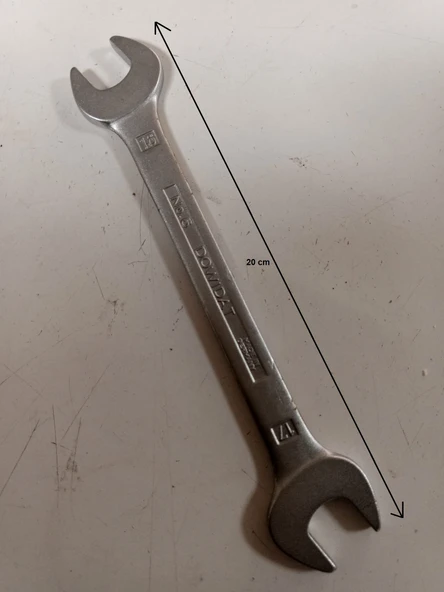 İki Ağız, Çatal Ağız Anahtar 16x17 No, 1 Adet ürün görseli 1