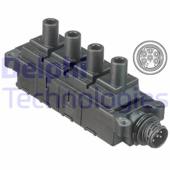 DELPHI GN10465-12B1 ATESLEME BOBINI BMW M43 E36 E46 E34 12131247281 ürün görseli 1