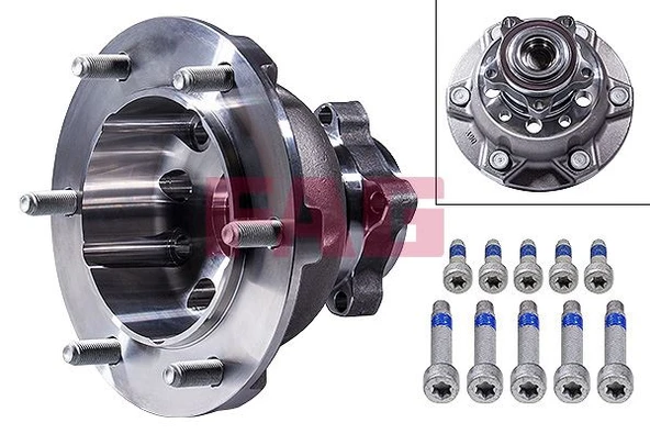 FAG 713679140 ÖN TEKER RULMANI PORYALI FORD TRANSİT V363 14> ÇİFT TEKER 6 BİJON BK312C300AD-KTBK311K018AC-2167067 ürün görseli