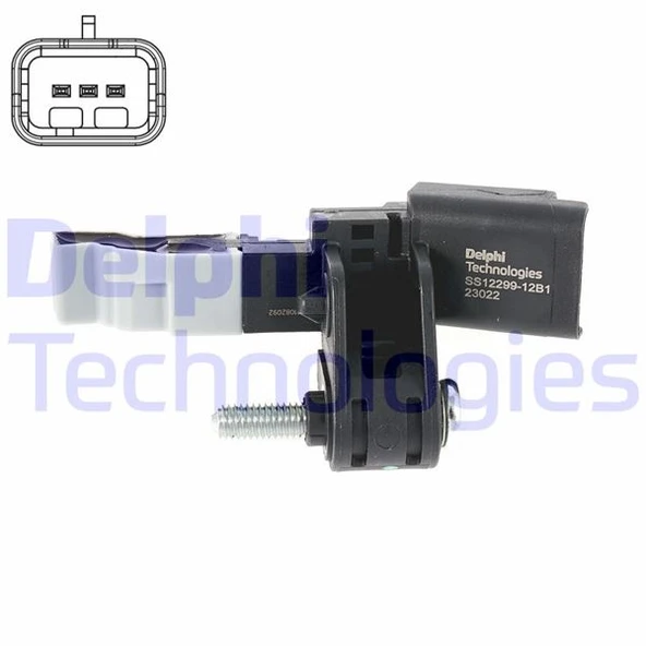 DELPHI SS12299-12B1 KRANK MİLİ DEVİR SENSÖRÜ ASTRA L-COMBO E-CORSA F-CROSSLAND-GRANDLAND-C3-C4-BERLINGO-P208-P2008- PARTNER-RIFTER-P508-P301-P308-C-ELYSEE-DS3-DS4-DS7 1.2 PureTech-THP 1.2 XE-XHL-XHT 9 ürün görseli 1