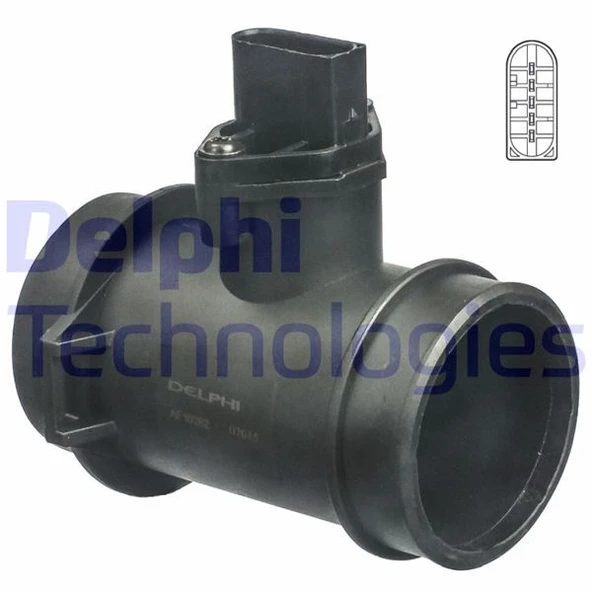DELPHI AF10282-12B1 HAVA AKIS METRE MERCEDES M111 W202 C208 A208 W210 W163 R170 KATALIZATORLU A0000941948 ürün görseli 1