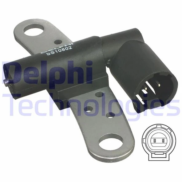 DELPHI SS10802 KRANK MİLİ SENSÖRÜ RENAULT CLIO I-II-II MEGANE I 96>01 KANGOO 97> CLIO SYMBOL I 00> SANDERO 08> LOGAN 04> 1.2 1.4 1.6 8200436025-7700101969-6001548175 ürün görseli 1