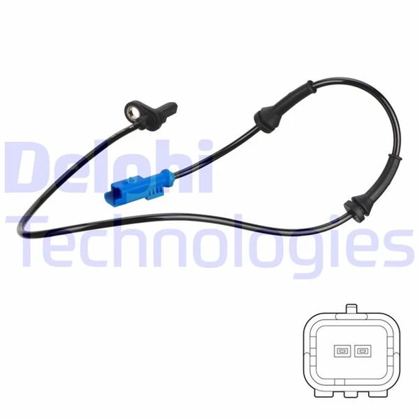 DELPHI SS20744 ABS DEVİR SENSÖRÜ ARKA CROSSLAND-P207-P208-P301-P2008-BIPPER-C-ELYSEE-C3 AIRCROSS-C3 II-III C4 CACTU S-NEMO-DS3 9805066080-9805066580 - 1