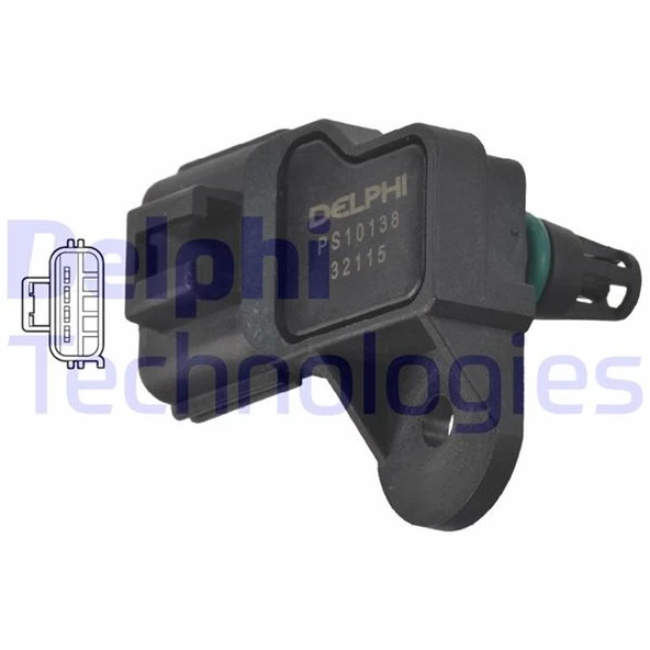 DELPHI PS10138 EMME MANIFOLD BASINÇ MAP SENSÖRÜ BOXER 3-JUMPER 3-2.2 HDI TRANSIT V347 2.2TDCI-2.4TDCI 06>14 1920.LA-1503280-6C119F479AB ürün görseli
