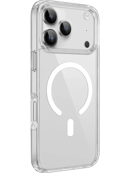 Apple iPhone 17 Pro Kılıf Şeffaf Magsafe Kapak ürün görseli 1