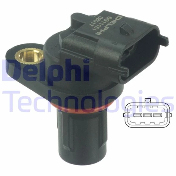 DELPHI SS11151 EKSANTRIK MILI KONUM SENSORU MERCEDES W169 W245 W204 W211 W212 W221 A2729050043 ürün görseli